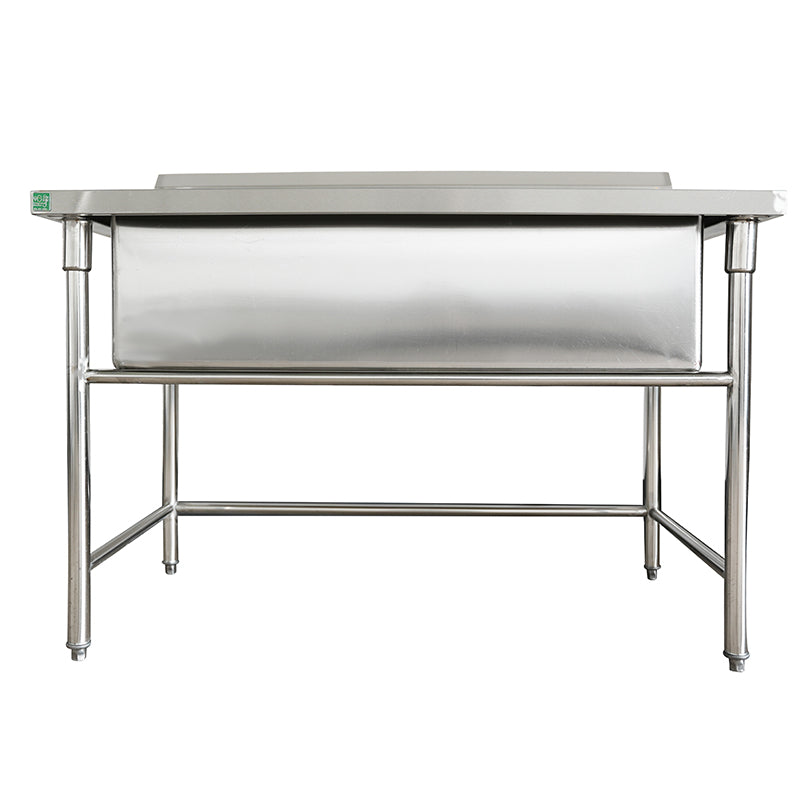 Commercial stainless steel kitchen sink