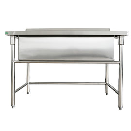 Commercial stainless steel kitchen sink