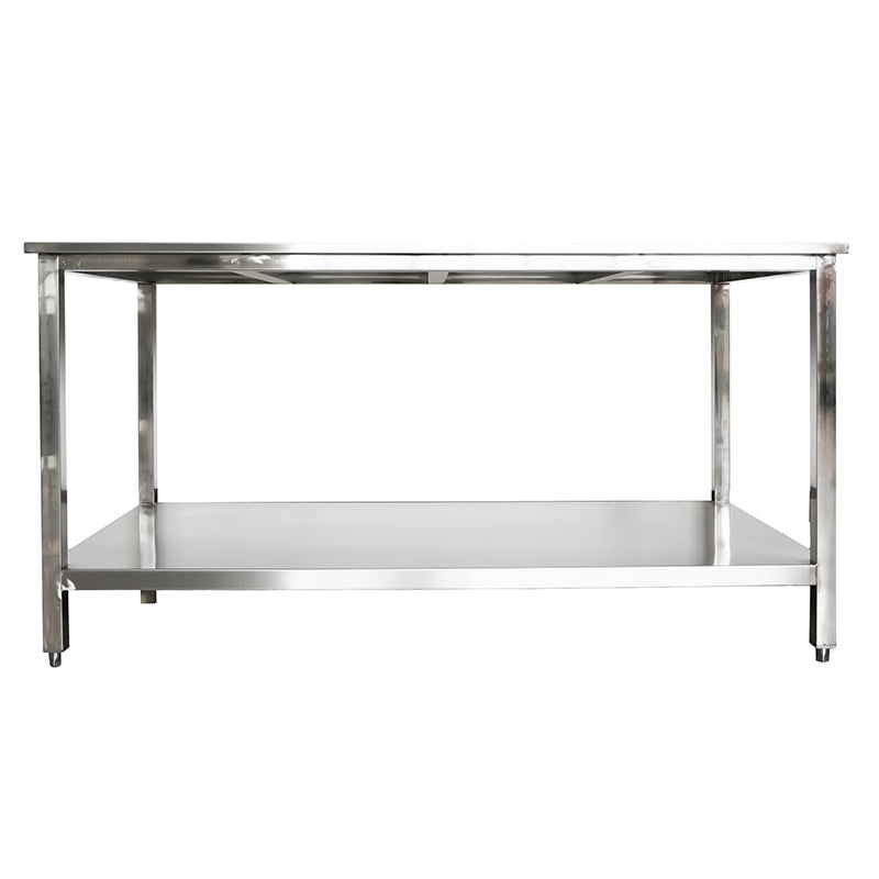 Commercial stainless steel kitchen workbench