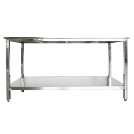 Commercial stainless steel kitchen workbench