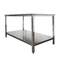 Load image into Gallery viewer, Commercial stainless steel kitchen workbench