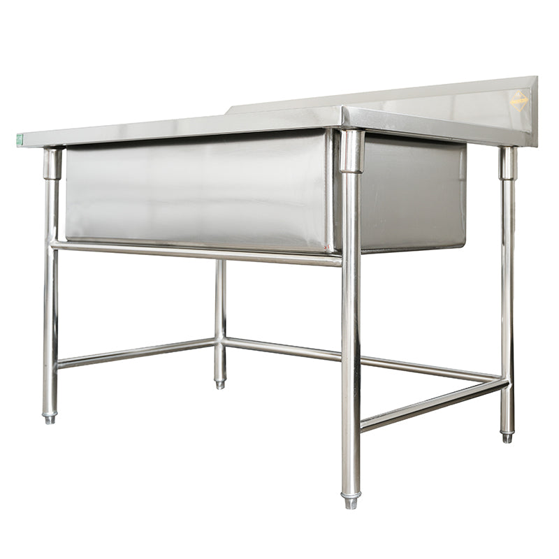 Commercial stainless steel kitchen sink