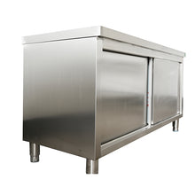 Load image into Gallery viewer, Commercial stainless steel kitchen work cabinet
