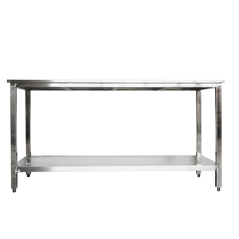Commercial stainless steel kitchen workbench