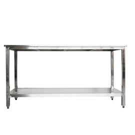Commercial stainless steel kitchen workbench