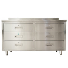 Load image into Gallery viewer, Commercial stainless steel kitchen work cabinet