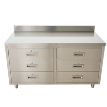 Load image into Gallery viewer, Commercial stainless steel kitchen work cabinet